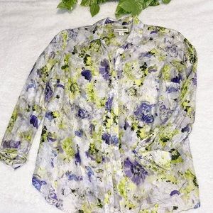 Floral Coldwater Creek Blouse